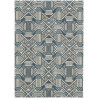 Tapis bleu design pour salon Dart Gatsby