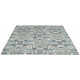 Tapis bleu design pour salon Dart Gatsby