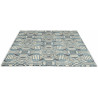 Tapis bleu design pour salon Dart Gatsby