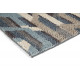 Tapis en laine bleu moderne Dart Metro