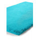 Tapis de bain shaggy antidérapant turquoise Event Esprit Home