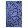 Tapis de salle-de-bain antidérapant bleu Flower Shower Esprit Home