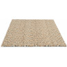 Tapis shaggy naturel bouclé en laine Arch