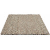 Tapis shaggy naturel bouclé en laine Arch