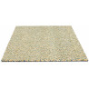 Tapis shaggy naturel bouclé en laine Arch