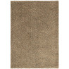 Tapis naturel shaggy en laine et tencel Quartz