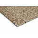 Tapis naturel shaggy en laine et tencel Quartz