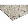 Tapis naturel shaggy en laine et tencel Quartz