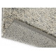 Tapis naturel shaggy en laine et tencel Quartz