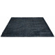 Tapis naturel shaggy en laine et tencel Quartz