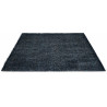 Tapis naturel shaggy en laine et tencel Quartz