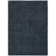 Tapis naturel shaggy en laine et tencel Quartz