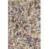 Tapis naturel en laine longues mèches Flamenco