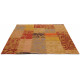 Tapis patchwork laine courtes mèches ethnique Yara Patchwork