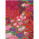 Tapis floral multicolore noué main en laine Yara Garland