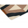 Tapis scandinave noué main en laine graphique Yara Artdeco
