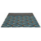 Tapis scandinave noué main en laine graphique Yara Artdeco