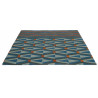Tapis scandinave noué main en laine graphique Yara Artdeco