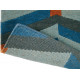 Tapis scandinave noué main en laine graphique Yara Artdeco