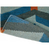 Tapis scandinave noué main en laine graphique Yara Artdeco