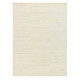 Tapis uni naturel en laine noué main pour salon Yeti
