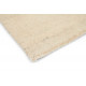 Tapis uni naturel en laine noué main pour salon Yeti