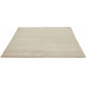 Tapis uni naturel en laine noué main pour salon Yeti