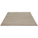 Tapis uni naturel en laine noué main pour salon Yeti