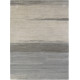 Tapis beige en laine moderne noué main rayé Yeti Sky