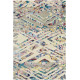 Tapis multicolore noué main laine et viscose vintage Yeti Summit