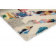 Tapis multicolore noué main laine et viscose vintage Yeti Summit