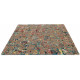 Tapis multicolore vintage noué main laine et viscose Yeti Avalanche