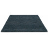 Tapis tissé main laine et jute uni plat pour salon Cobble