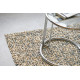 Tapis laine et jute tissé main plat moderne pour salon Marble