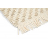 Tapis plat en laine avec franges design pour salon Atelier Twill