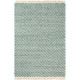 Tapis plat en laine avec franges design pour salon Atelier Twill