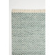 Tapis plat en laine avec franges design pour salon Atelier Twill