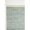 Tapis plat en laine avec franges design pour salon Atelier Twill