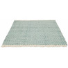 Tapis plat en laine avec franges design pour salon Atelier Twill