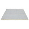 Tapis avec franges plat tissé main pour salon Atelier Craft