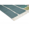 Tapis en laine moderne avec franges plat Kashba Stack