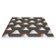 Tapis géométrique plat en laine scandinave Kashba Wigwam