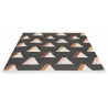 Tapis géométrique plat en laine scandinave Kashba Wigwam