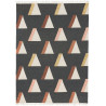 Tapis géométrique plat en laine scandinave Kashba Wigwam