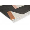 Tapis géométrique plat en laine scandinave Kashba Wigwam