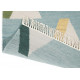 Tapis géométrique plat en laine scandinave Kashba Wigwam
