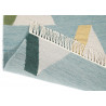 Tapis géométrique plat en laine scandinave Kashba Wigwam