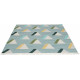 Tapis géométrique plat en laine scandinave Kashba Wigwam