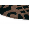 Tapis en laine tufté main noir design Estella Fossil