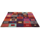 Tapis moderne tufté main multicolore Estella Carré